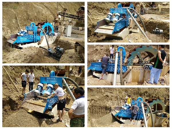 洗沙回收一體機現場